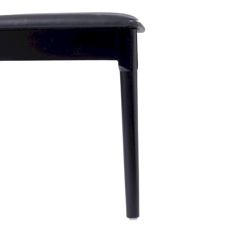 Commercial Solid Wood Dining Chair with Vinyl Padded Seat