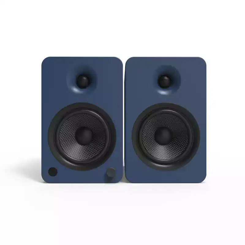 Kanto YU6 Powered Speakers with Bluetooth and Built-in Phono Preamp | Pair | Matte Blue