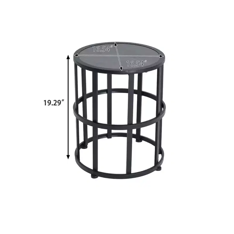 Christopher Knight Home Nadja Patio Modern Ceramic Tile Side Table