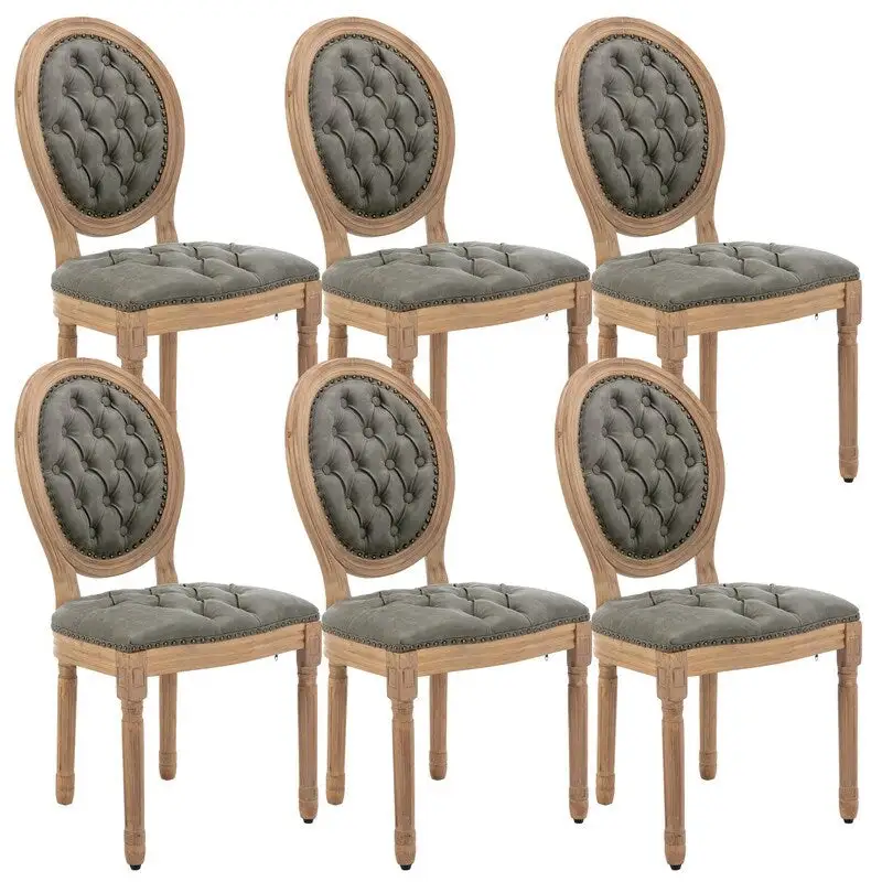 French Dining Chair with Nailhead Trim Set of 4