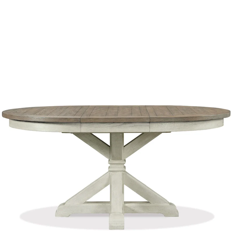Harola Round Pedestal Dining Table with 18