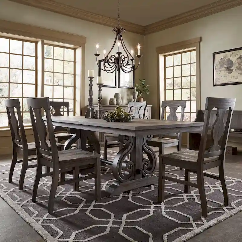 Wood Extendable Dining Table