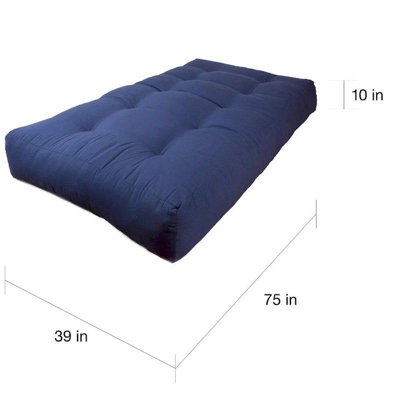 Blazing Needles Renewal Twin 10-inch Twill Futon Mattress