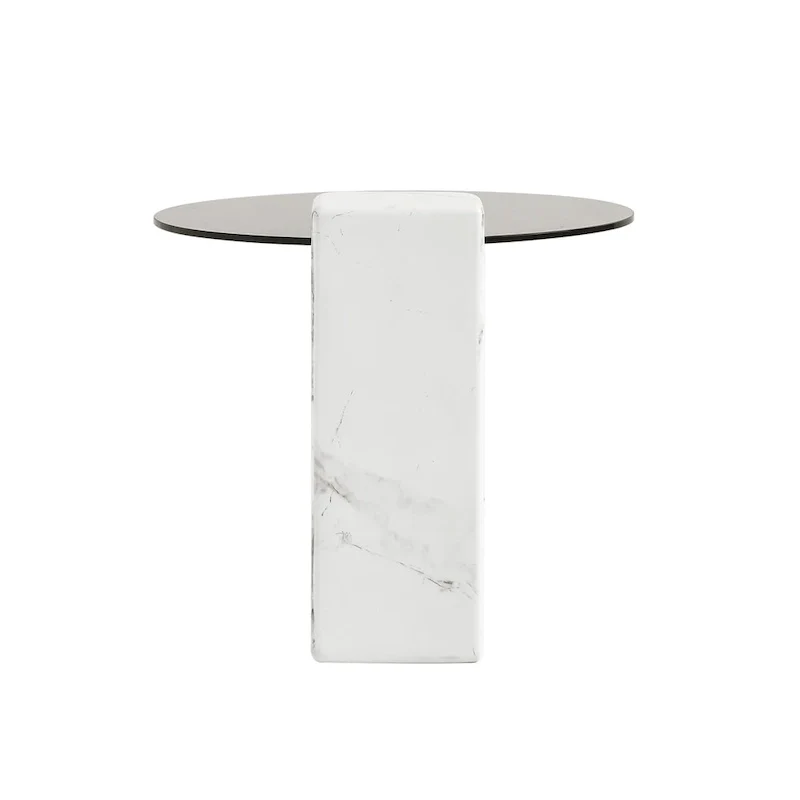 Set of 2 Round Nesting Coffee Table Set