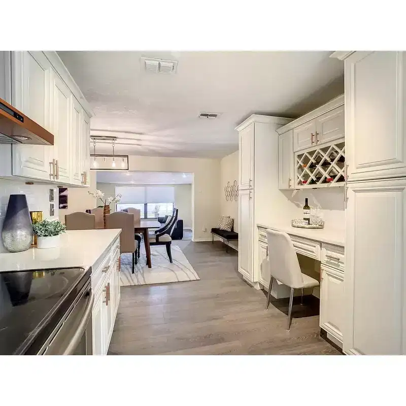 CASAINC 18 in. W x 24 in. D x 34.5 in. H Base Kitchen Cabinet with 3 Soft-Close Drawers  RTA Plywood Cabinets