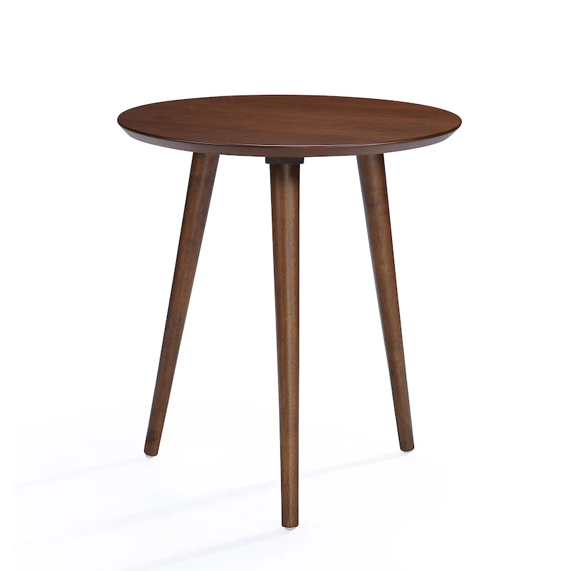 Faux Wood Finish Side Table — 20