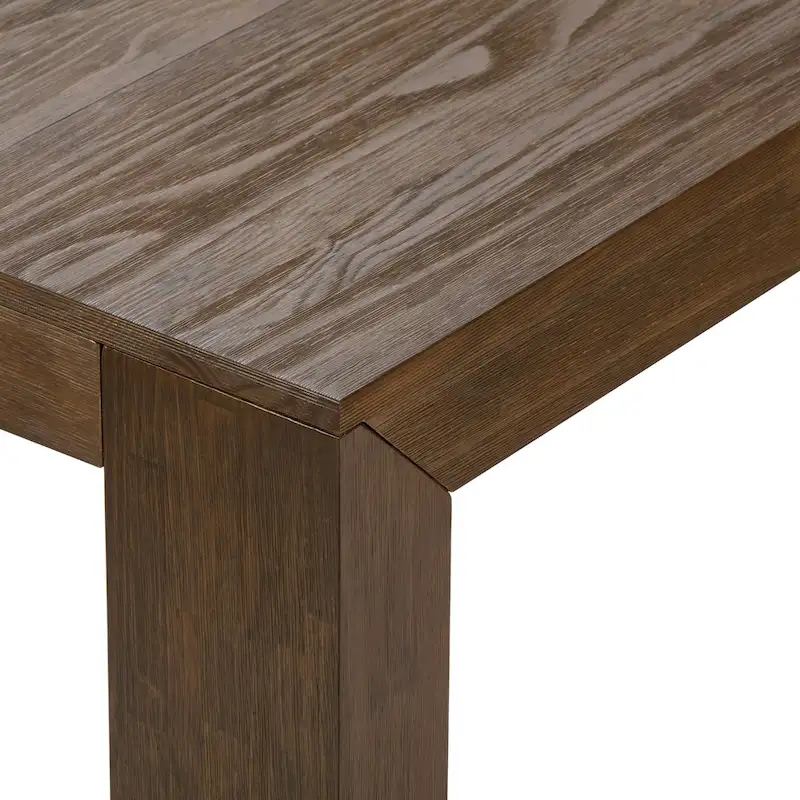 Plank and Beam Rectangular Modern Dining Table - 72