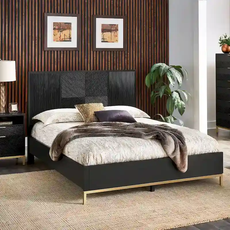 Elea Carved Chevron Bedroom Set by iNSPIRE Q Bold
