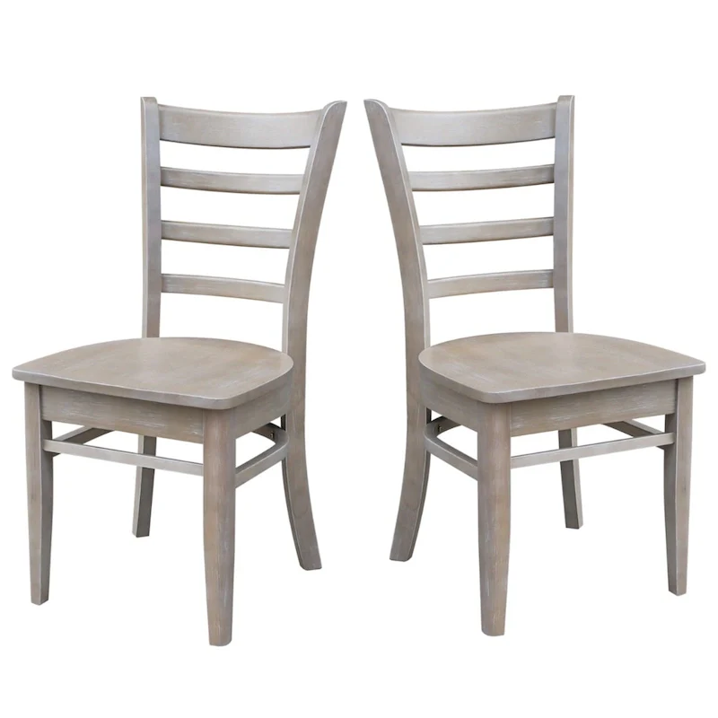 International Concepts Set of Two Emily Side Chairs