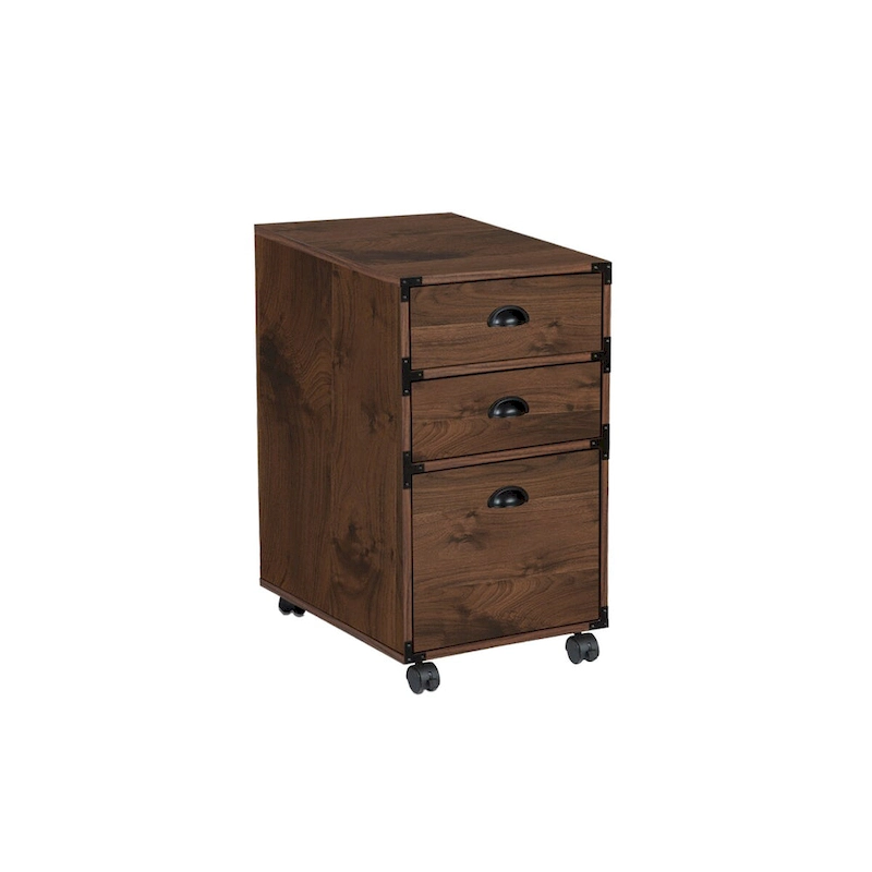 Saint Birch Bombay 3 Drawers Mobile File Cabinet