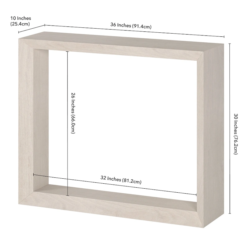 Osmond 36  Wide Rectangular Console Table - 36  Wide