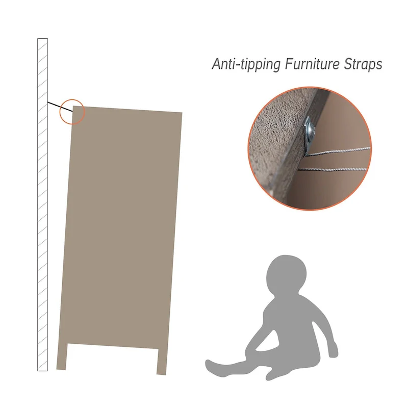 WAMPAT 36 inch 3 Sided Glass Electric Fireplace InsertBlack