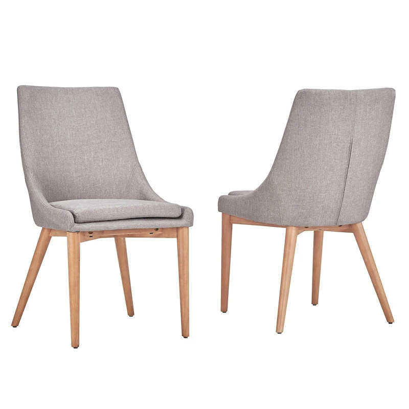 Sasha Oak Barrel Back Dining Chair (Set of 2) by iNSPIRE Q Modern - Set of 2