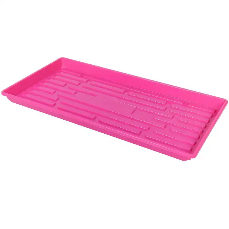 SUNPACK 10 x 20 Heavy Duty Shallow Plastic Seed Starting Tray, 1