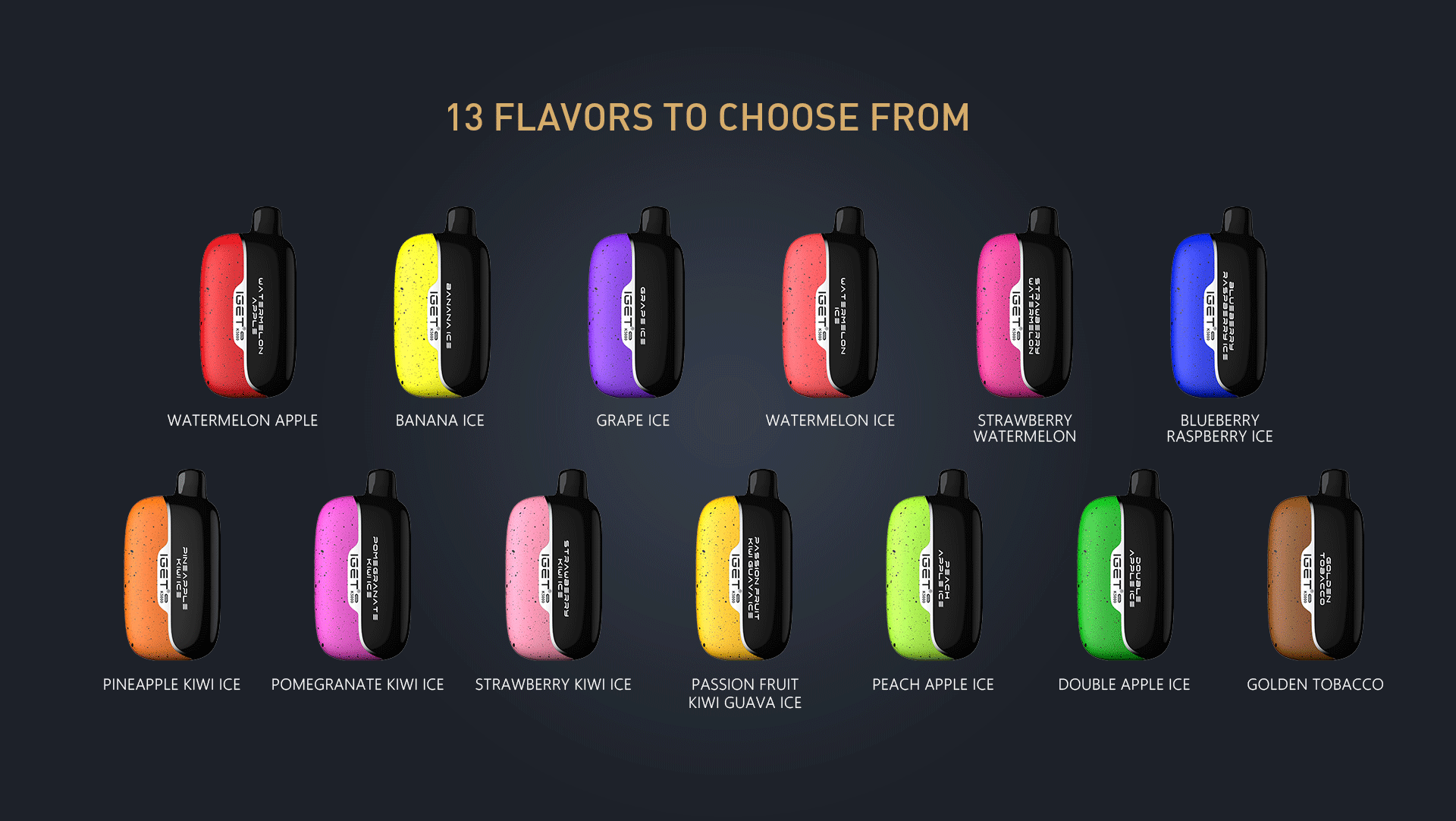 IGET Moon K5000 puffs 20 Flavors NEWEST
