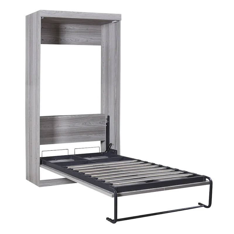 Wood Murphy Bed can be Folded into a Cabinet