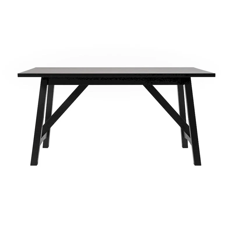 Solid Wood Commercial Grade Trestle Base Dining Table