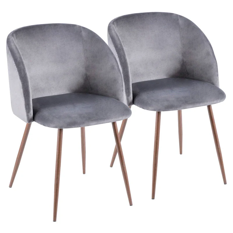 Silver Orchid Harding Upholstered Dining Chairs (Set of 2)