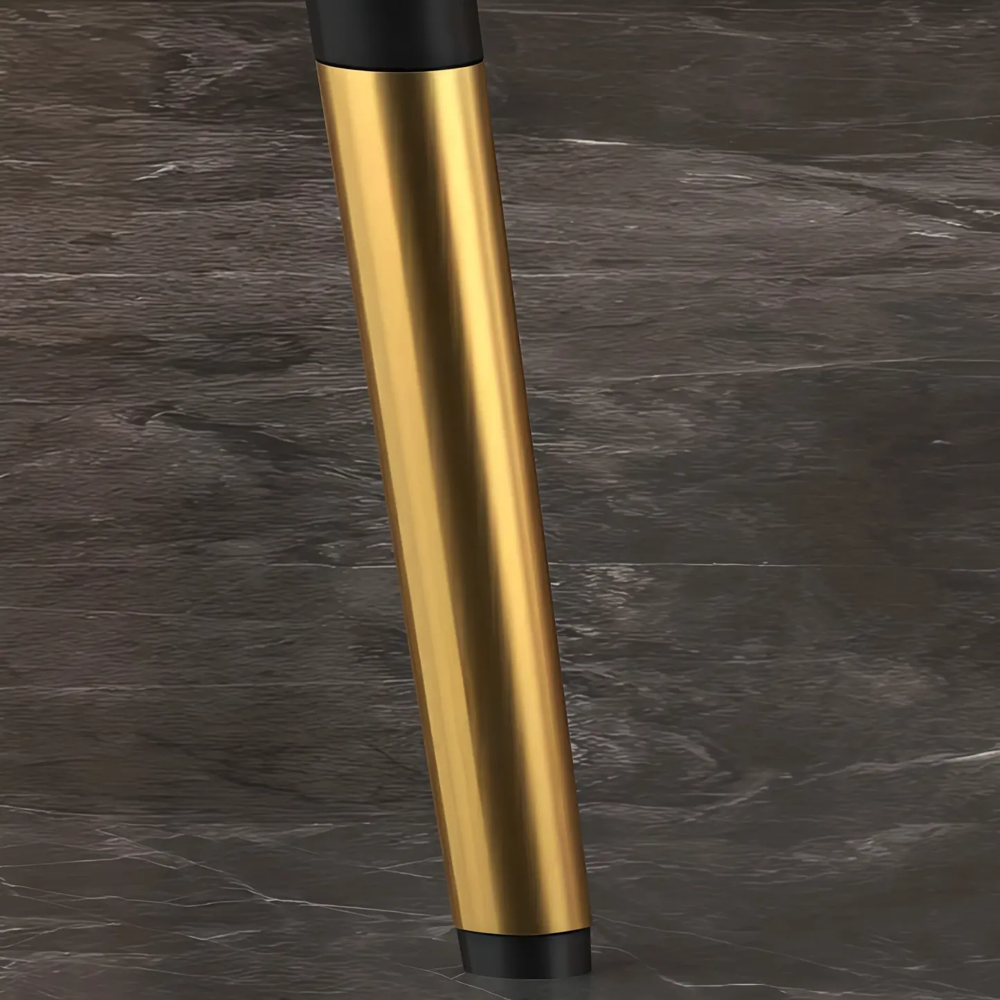 Art Deco Leather Bucket Cushioned Bar Stool