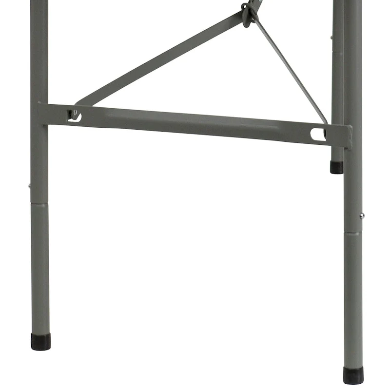 30W x 60L Bi-Fold Granite White Plastic Folding Table - Banquet Table