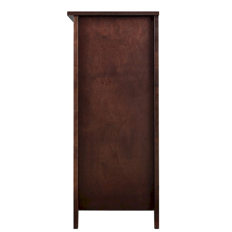 Wood spray-painted drawer dresser