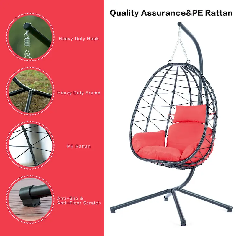 Waterproof Wicker Swing Chair
