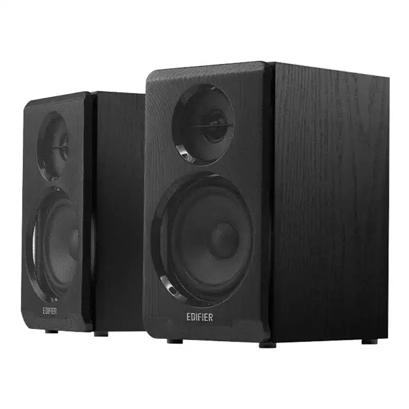 Edifier 10-Watt-Continuous Bluetooth R33BT Active Computer Speaker Set with 3.5-In. Woofers, Aux Input, and Top-Mounted Controls, Pair