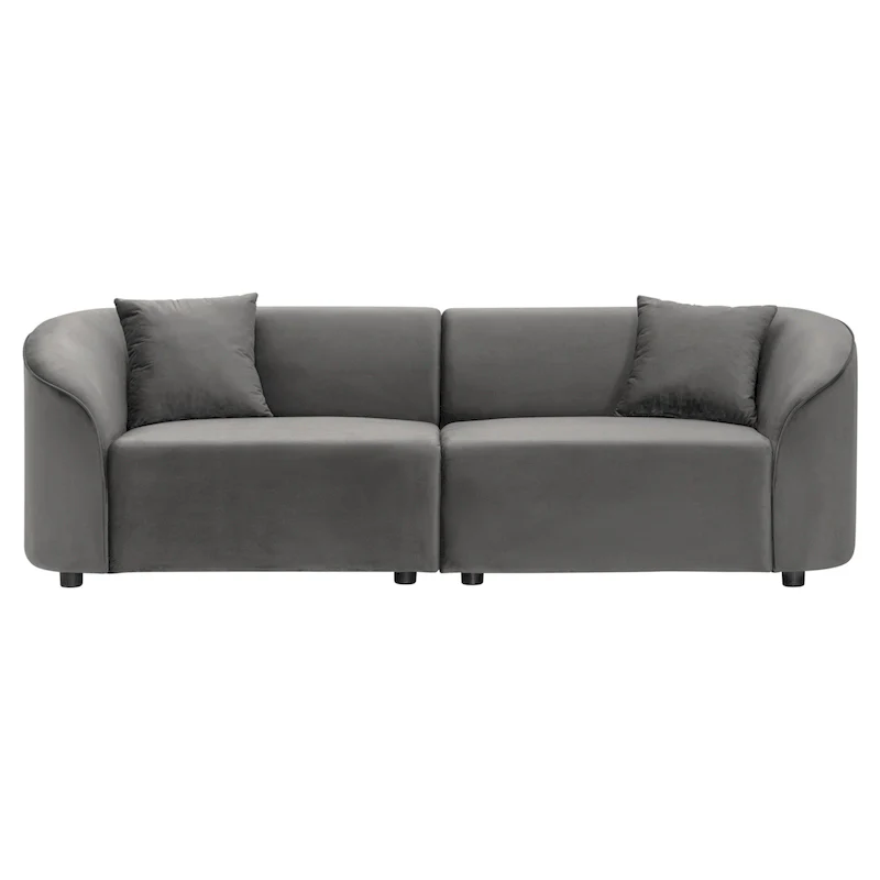 Christopher Knight Home - Allegra Sculptural 87 Curved Sofa