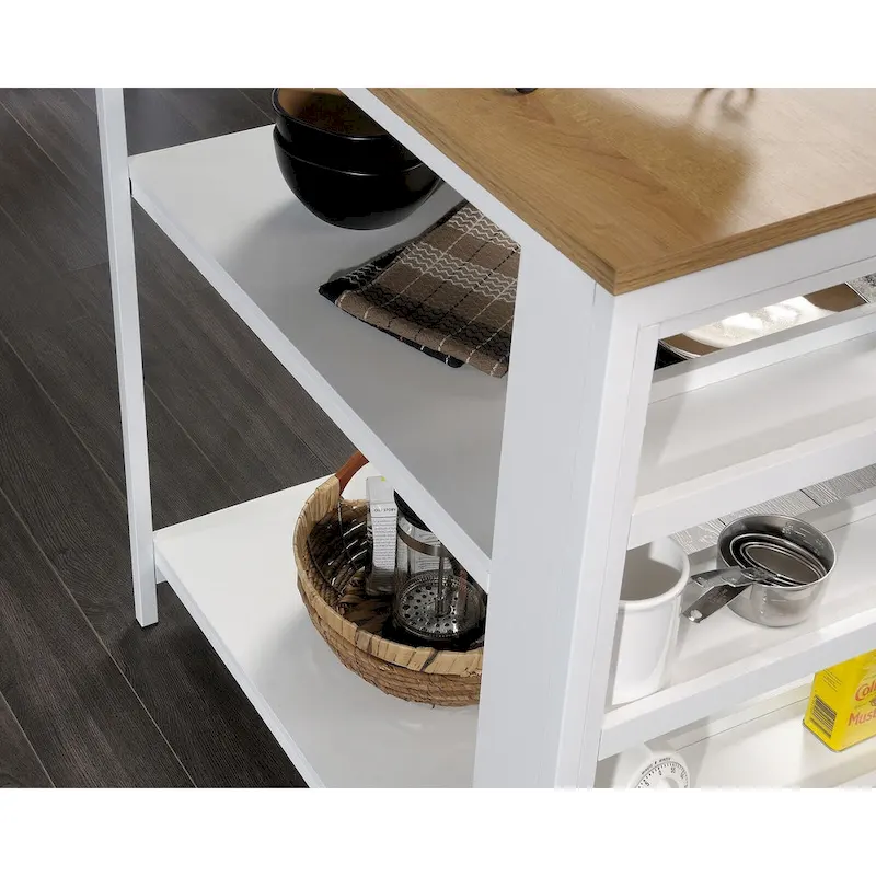 Kitchen Island Baltic Oak/white