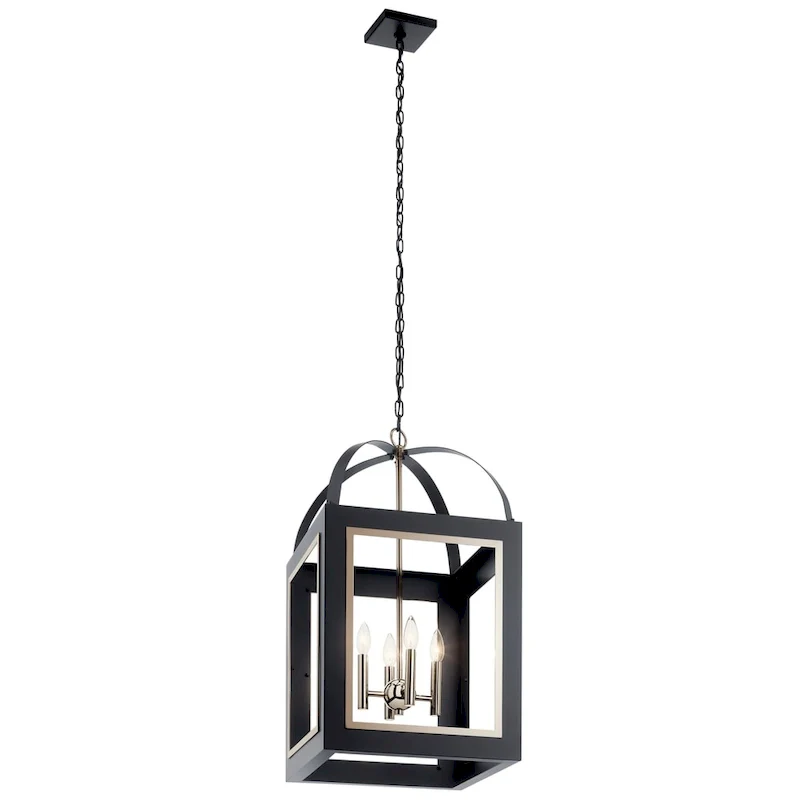 Kichler Lighting Vath 4-Light Large Foyer Pendant Black