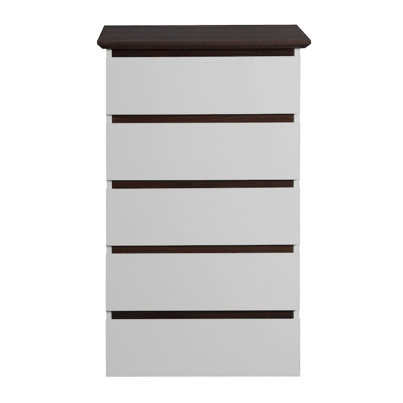 Dresser with Drawers, 5 Drawer Dresser with Wood Color Top, Small Dresser for Kids Bedroom, Living Room,