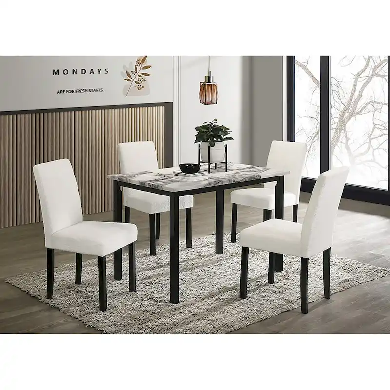 Poundex 5-pcs Dining Set