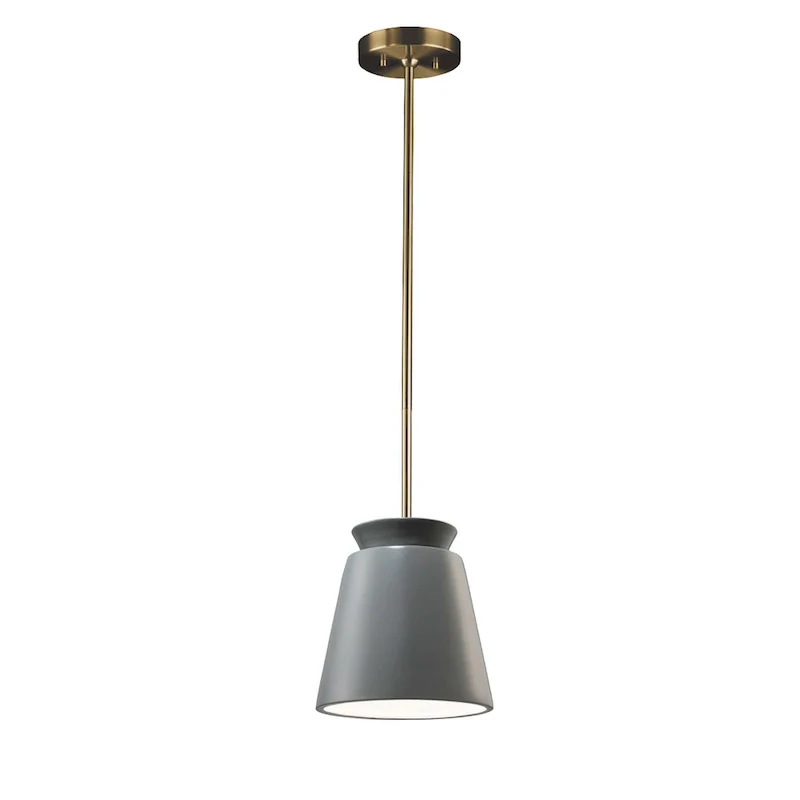 Justice Design Group Small Trapezoid Pendant - Rigid Stem