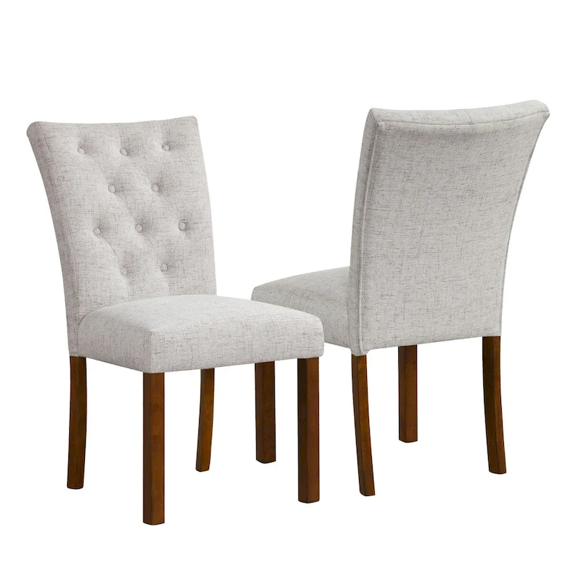 HomePop Tufted Back Parsons Dining Chair - Set of 2
