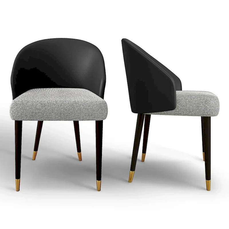 9 - Piece 94.48  Rectangular Extendable Sintered Stone Dining Table with 8 Faux leather Chairs Dining Set