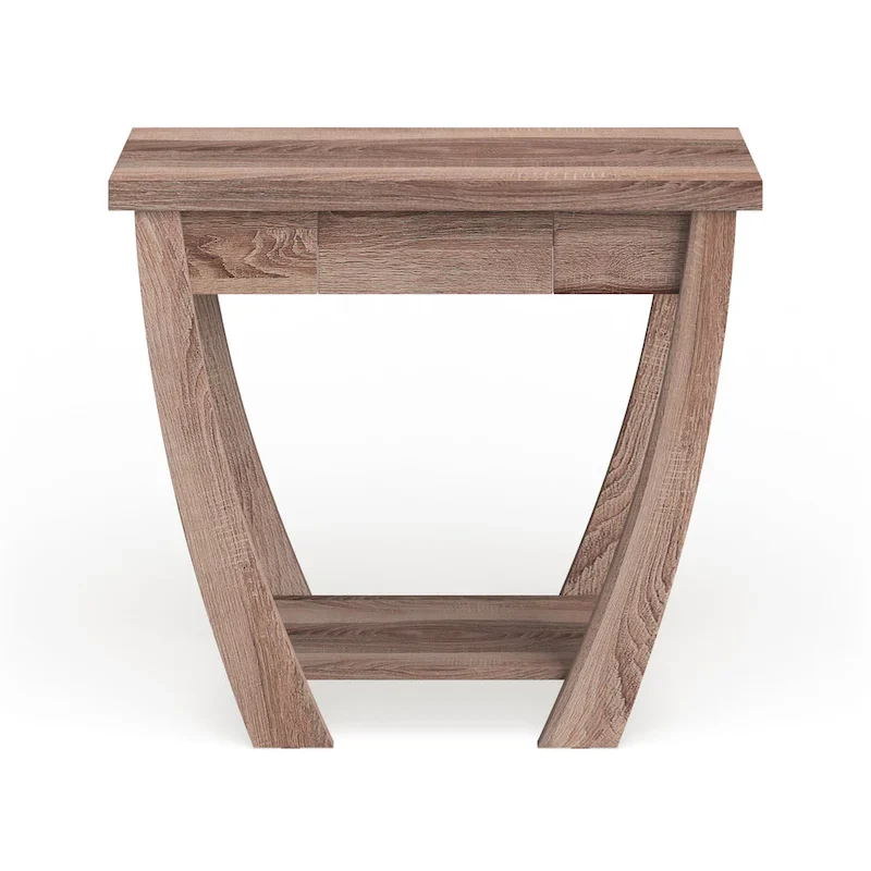 Modern Console Table with Drawer and Shelf - 36 inch