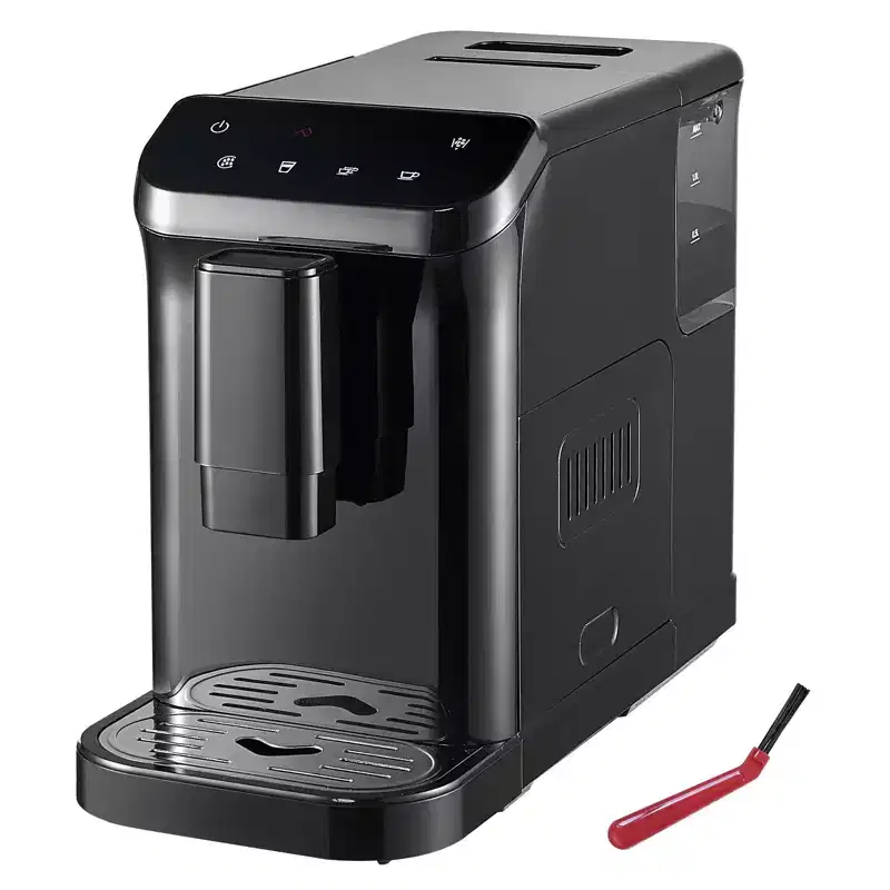 VEVOR Automatic Espresso Machine,Built-In Grinder, 15Bar Auto Coffee Machine with 15-Level Grinding Settings, Professional Espresso Coffee Maker,Black