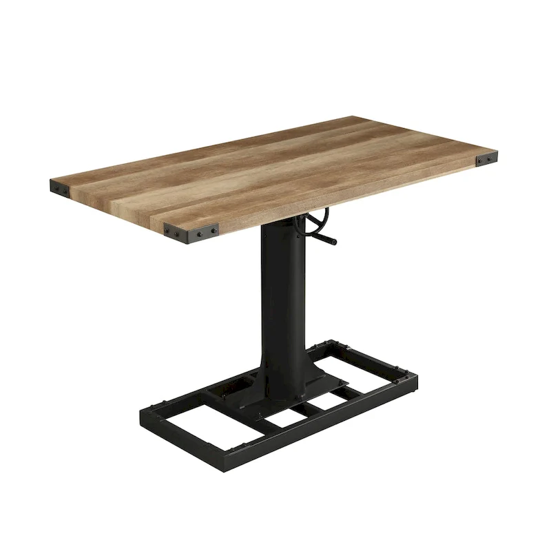 Industrial Black 49-in Adjustable Standing Desk