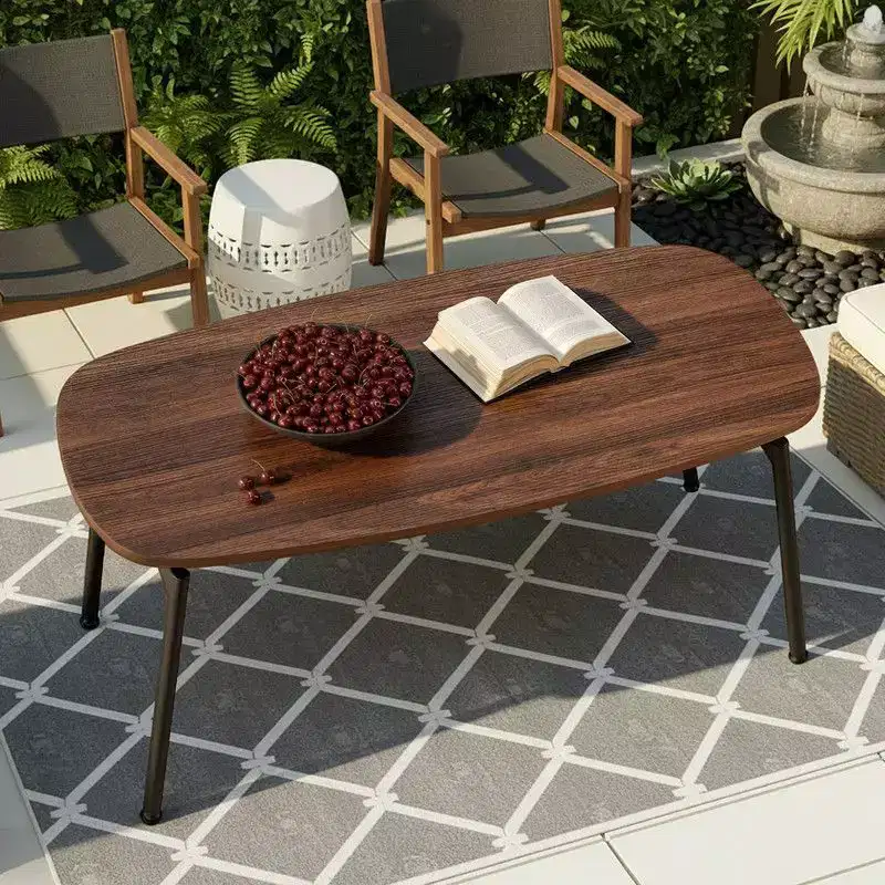 Karl Home Foldable Coffee Table Side Table with no Storage for living room