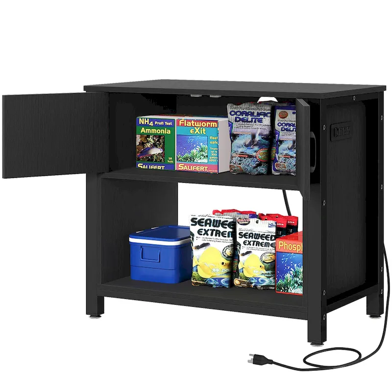 Moasis 40-50 Gallon Aquarium Stand Cabinet Fish Tank Stand with Power Outlets