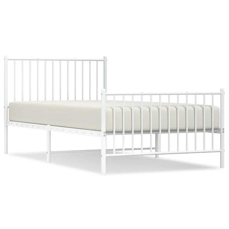 vidaXL Metal Bed Frame, No Mattress