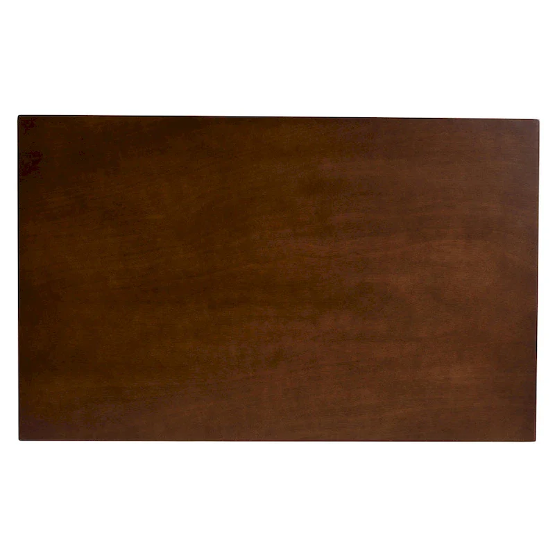 Mid-Century Modern Rectangular Wood Dining Table – Seats 4, Walnut Finish