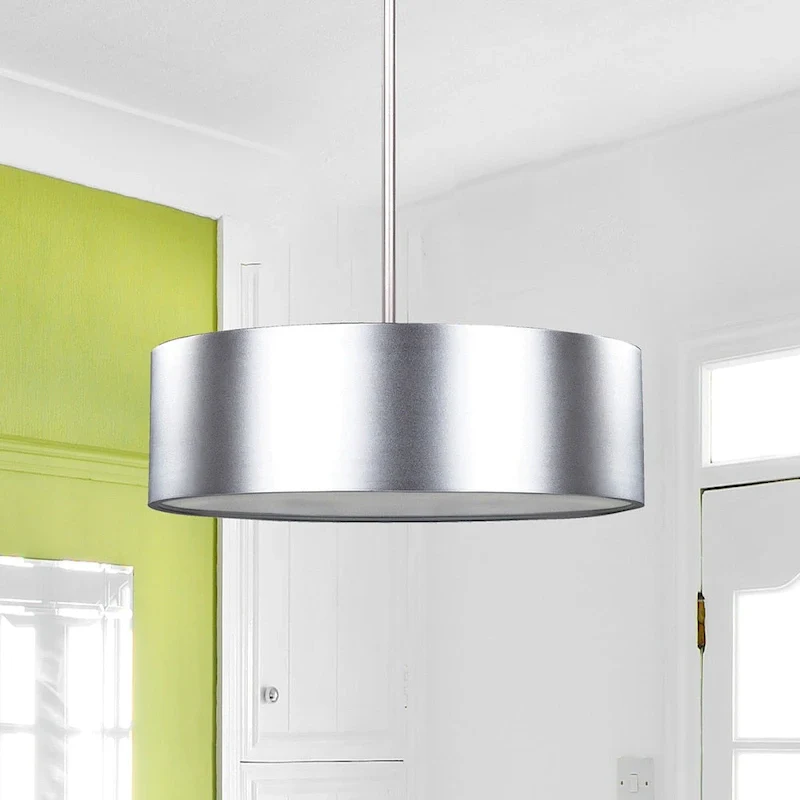 DEXTER Rod Pendant Silver 3-Light Modern Ceiling Light for Kitchen - Aluminum