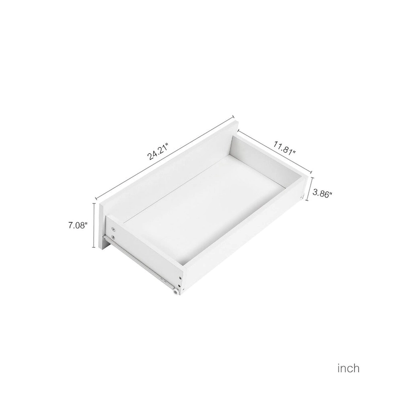 GEITIN Modern Wooden Dresser Cabinet with Sturdy Frame