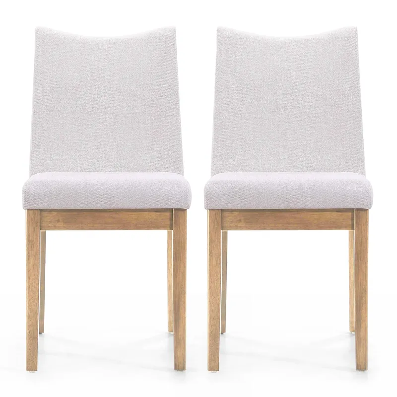 Dimitri Mid-Century Fabric Dining Chair (Set of 2) by Christopher Knight Home