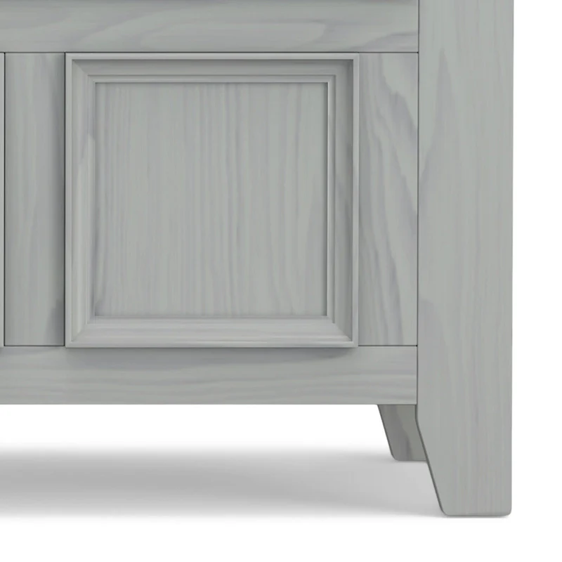 WYNDENHALL Halifax 48 inch Wide Solid Wood Transitional Entryway Bench - 48 Inches wide