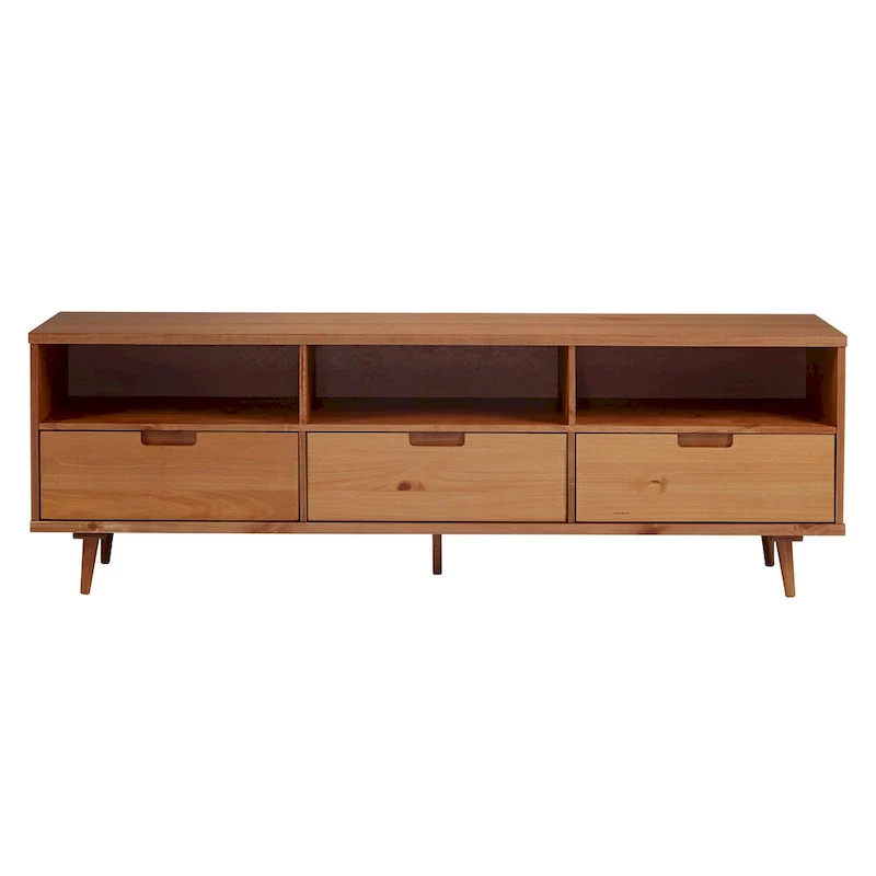 Middlebrook Alby 70-inch Mid-Century Solid Wood TV Stand