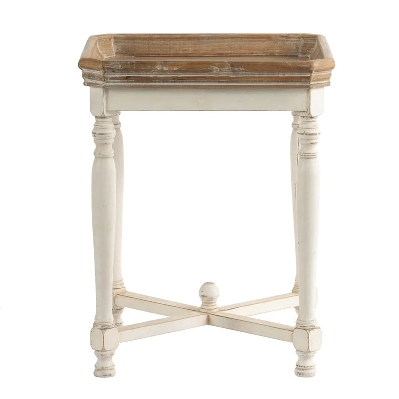 Square Wooden Side Table