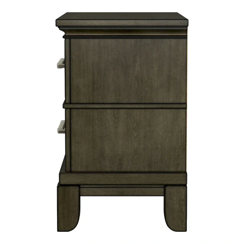 Furniture of America Evva Traditional Grey 5-Piece Panel Bedroom Set