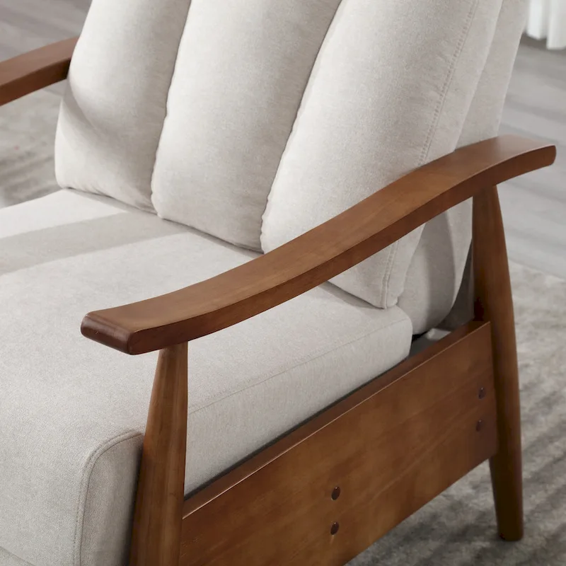 Wood Frame Armchair